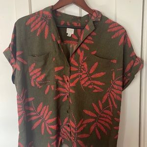 Fun tropical print top